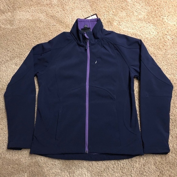 DOUBLE DIAMOND - WOMENS SOFTSHELL PLUM JACKET SZ S - Picture 1 of 16